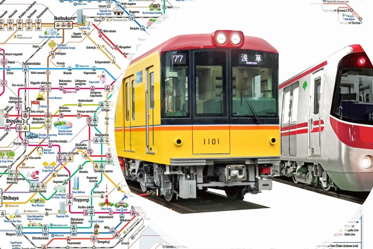 Tokio: 24-Stunden-, 48-Stunden- oder 72-Stunden-Ticket für die U-Bahn24-Stunden-Pass