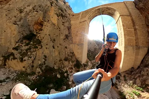 Altea: Bungyjump i kanjonen "El Mascarat"