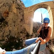 Altea: Bungee jumping in "El Mascarat" canyon