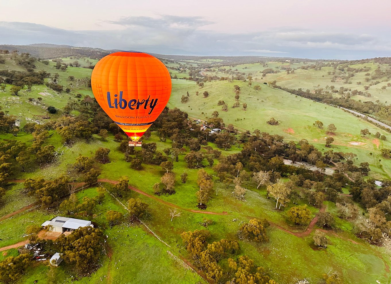 Perth til Northam: Ballonflyvning inklusive shuttlebus