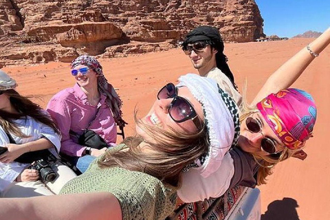Wadi Rum: Half-Day Camel Tour with Guide Wadi Rum: jeep tour 4x4 4hours 1_6 people