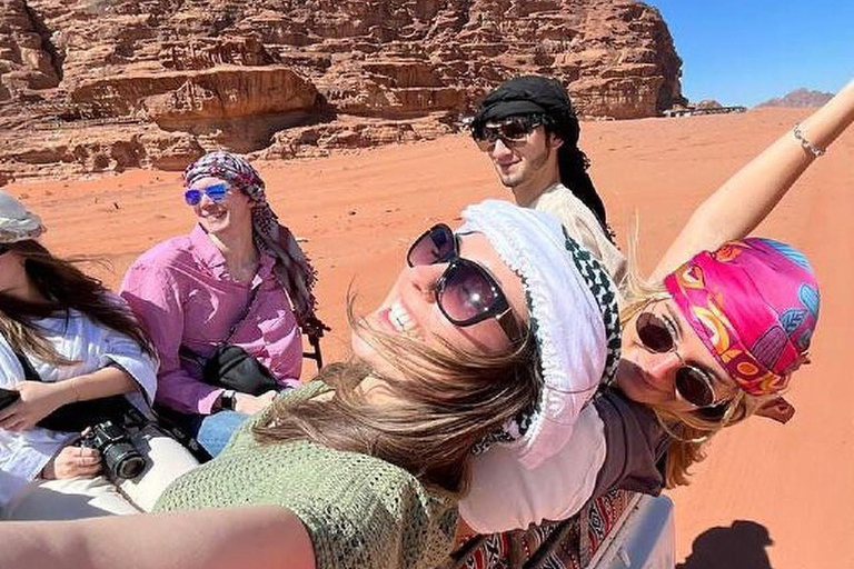 Wadi Rum: Half-Day Camel Tour with Guide Wadi Rum: jeep tour 4x4 4hours 1_6 people