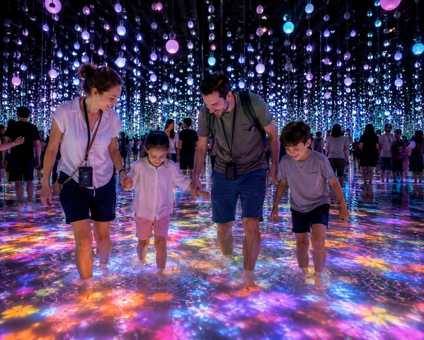 Tokyo Night Tour: teamLab Planets & Tsukishima Monja Walk