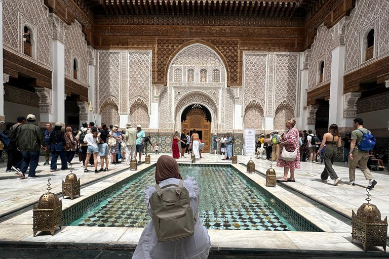 Marrakech: Bahia Palace, Ben Youssef Madrasa & Secret Garden English: Shared Group Guided Tour - From the Meeting Point