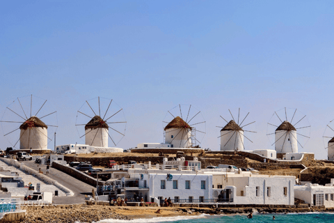 Santorin : traversée en ferry entre Santorin et MykonosBillet aller simple en ferry de Santorin à Mykonos