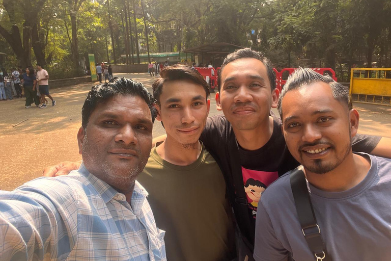 Mumbai: Kanheri Caves Guided Tour Kanheri Caves+Temple+Village+Tiger safri ( pickup & drop)