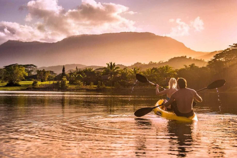 Kauai: Escursione guidata in kayak e a Secret Falls