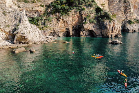 Budva: Winter Sea Kayak Tour to Caves & St Nicholas Island