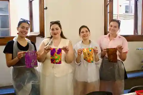 Florence: Workshop papier marmeren met een Florentijnse ambachtsman