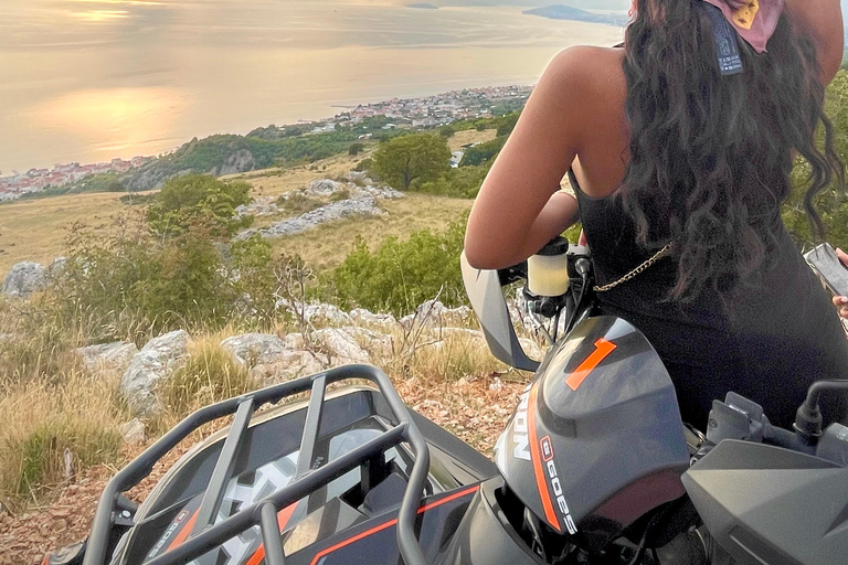 Split: Quad Bike Tour with Sea, Mountain and River Views Tandem Driver Quad