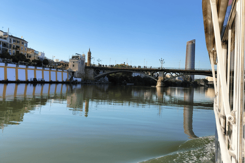 Sevilla: Crucero de 1 hora por el Guadalquivir con guía local