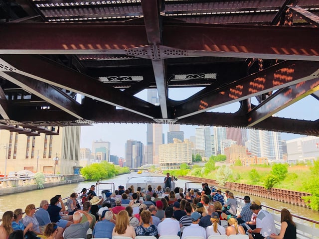 Chicago River: 90-minütige Architektur Bootstour