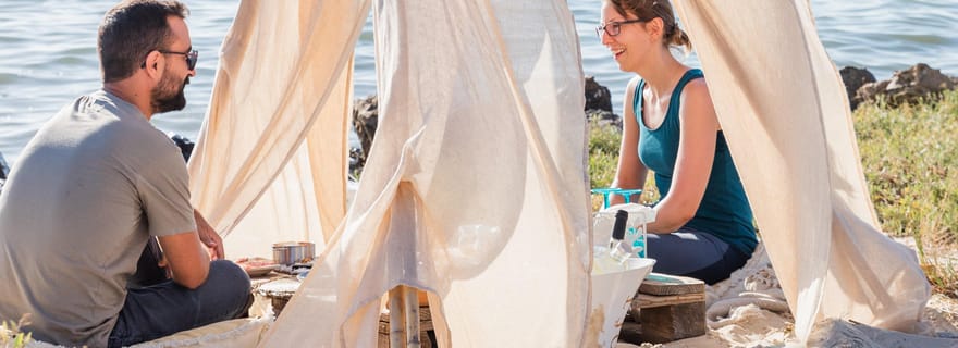 Randonnée à cheval PRIVÉE + pique-nique sur la plage