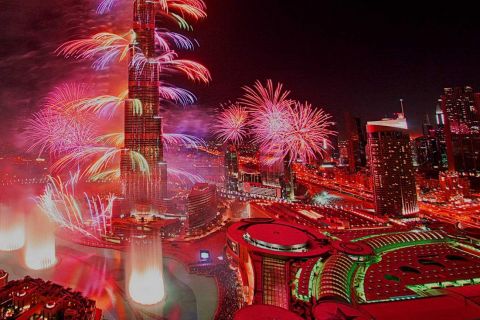 Dubai: Silvester-Kreuzfahrt mit Feuerwerk und Buffet-Dinner