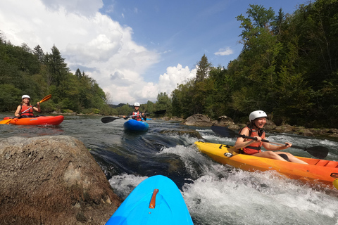 Bled: Canyoning & Kayaking Combo with Free Photos & Videos