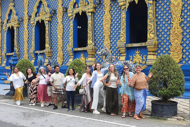 Chiangmai to Chiangrai:Temples, Tea Plantation& Lalitta Cafe 2 Temples & No Pickup