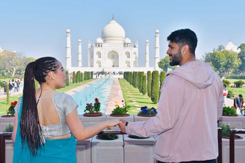 Agra: Marble Inlay Workshop, Food Walk, & Taj View