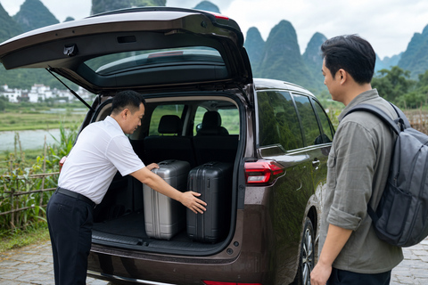Guilin/Yangshuo: Xianggong Hill Tour & Intercity Transfer Yangshuo Round Trip: Xianggong Hill Tour