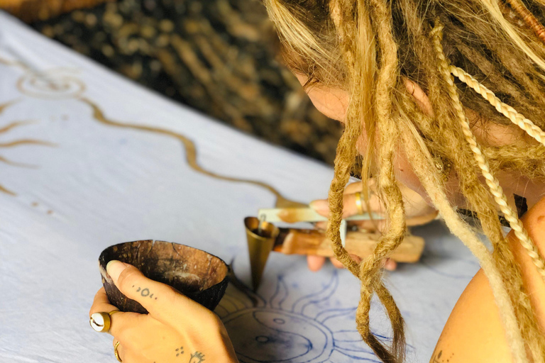 Galle: meesterworkshop batik makenGalle: Masterworkshop batik maken