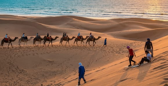 Agadir: Timlaline Desert and Paradise Valley with Camel Ride