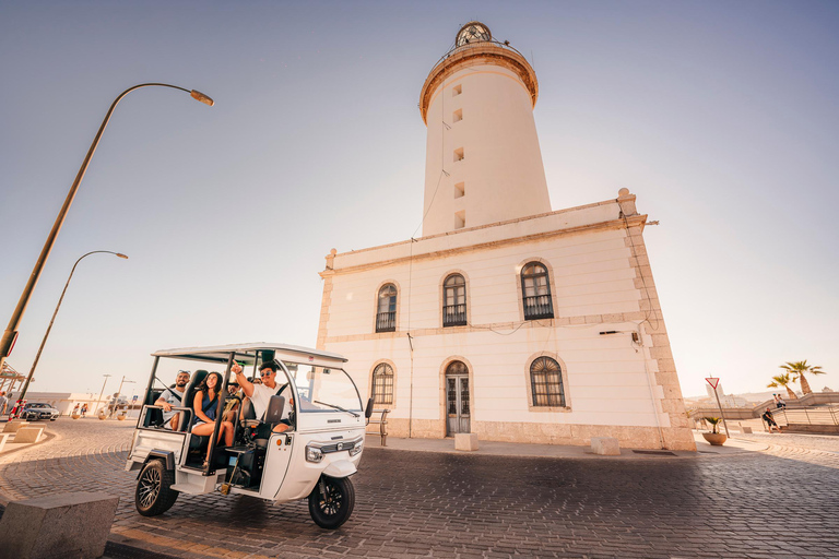 Málaga: tour particular de tuk tuk de 1 hora