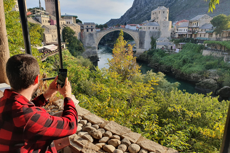 Sarajevo : excursion avec baignade aux chutes de Kravica, Mostar et KonjicVisite partagée avec frais d&#039;entrée (se termine à Sarajevo ou Mostar)