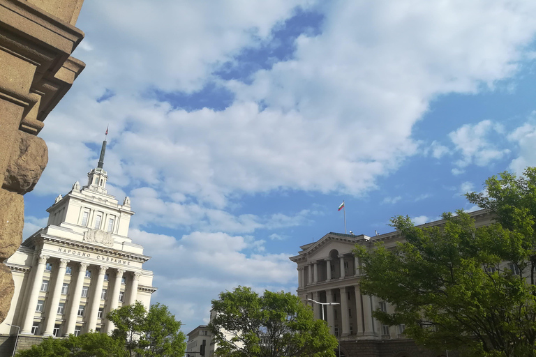 Sofia along its shady streets Sofia along the shady streets