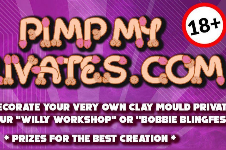 Paint a Private Clay Mould in Belfast perfect for HenParties Pimp My Privates schedule