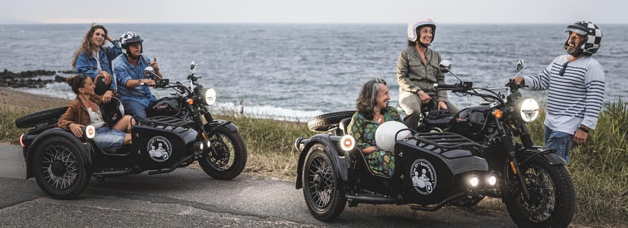 Sain jean de Luz : balade en side-car au Pays basque