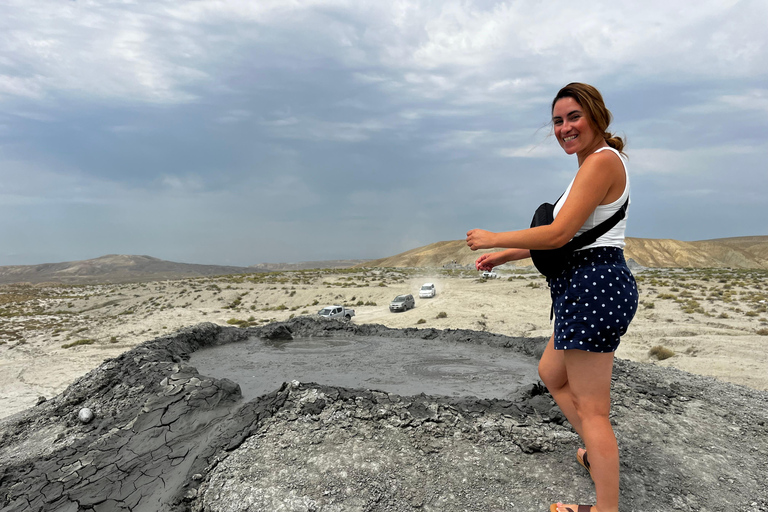 From Baku: Gobustan UNESCO Site & Mud Volcanoes Day Trip GROUP Gobustan & Mud Volcanoes