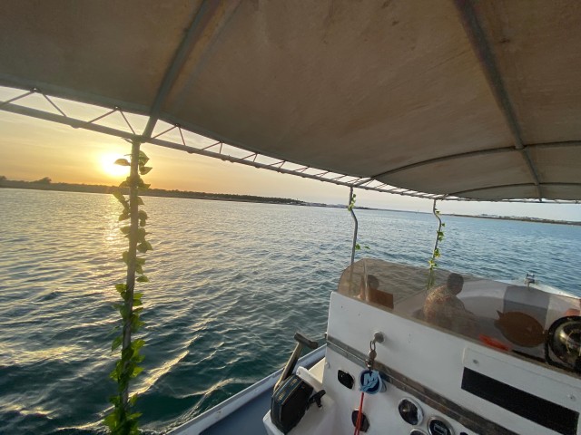 Visit Sunset Boat Trip in Praia Verde