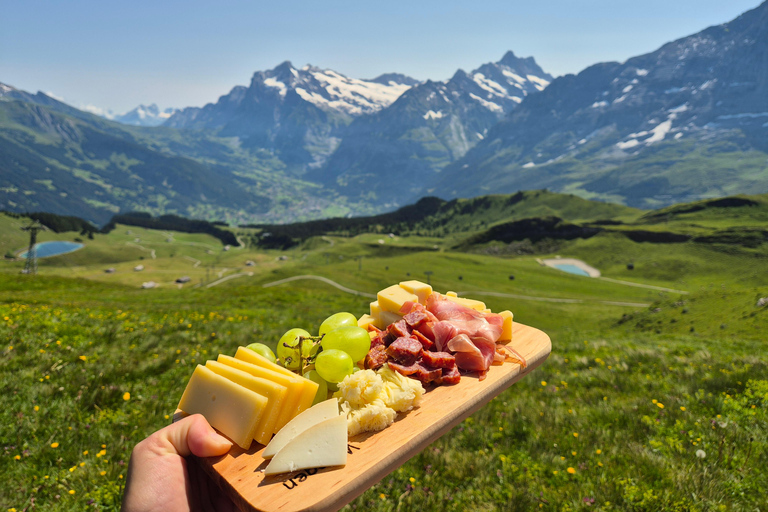 Männlichen : dégustation de fromages et de chocolats au sommet de la montagneMännlichen : Dégustation de fromages et de chocolats au sommet de la montagne