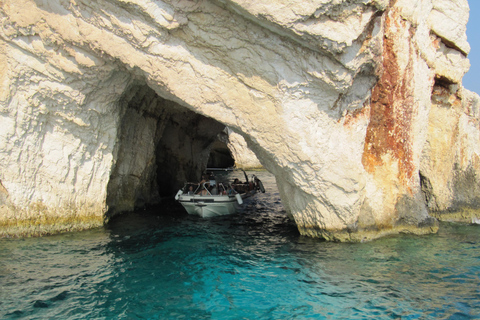 Kefalonia: Zakynthos Shipwreck & Blue Caves-Alykanas cruise