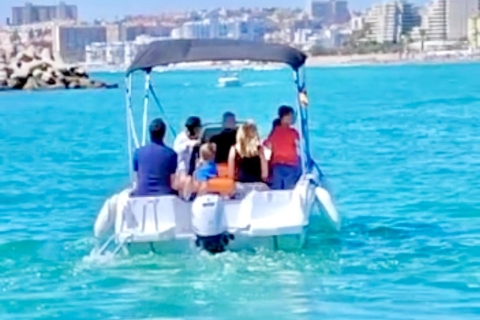 Vanuit Málaga: bootverhuur zonder vaarbewijs in MálagaAlquiler de barco 1 uur