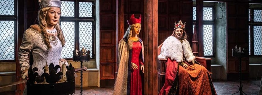 Karlštejn : billet d'entrée pour le musée de cire et le cinéma kaléidoscopique