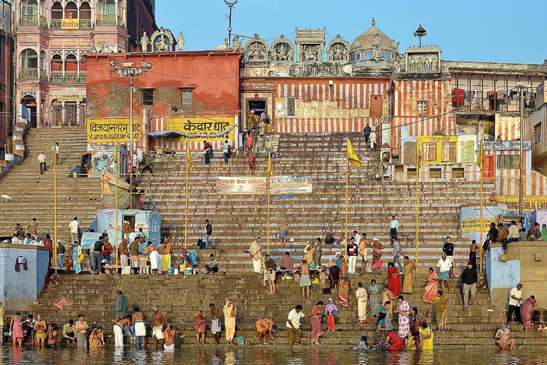 Varanasi en Sarnath-rondleiding van een hele dag met de auto