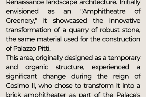 Florence: Pitti Palace and Boboli Gardens Ticket & eBook