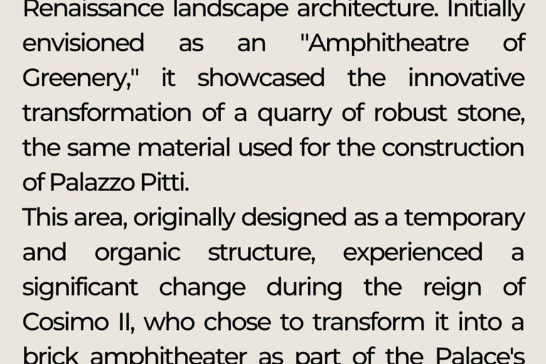 Florence: Pitti Palace and Boboli Gardens Ticket & eBook