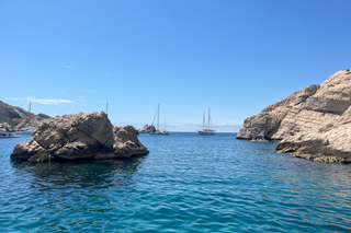 Crociera e bagno privato in barca alle Îles du Frioul 5 ore