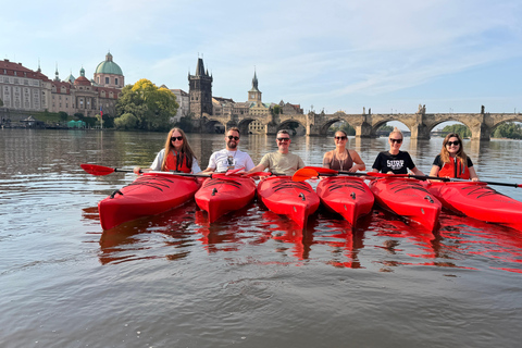 Prague: Charles Bridge & Hidden Canals Kayak Tour