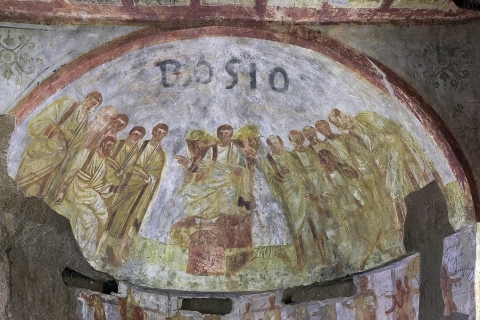 Roma: visita guiada a las catacumbas de DomitillaTour guiado en ingles