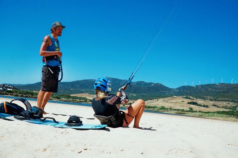 Lezione intensiva di kite di 4 giorni a TarifaLezione intensiva semi-privata di 4 giorni