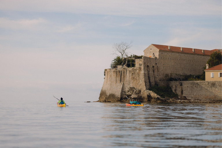 Budva: Winter Sea Kayak Tour to Caves & St Nicholas Island