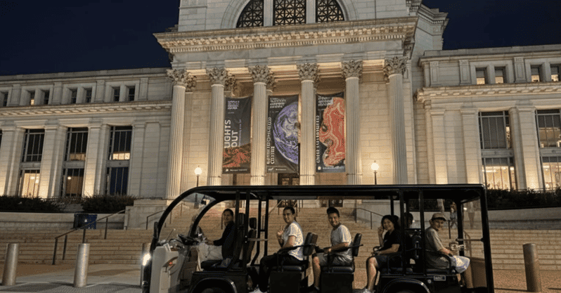 Washington DC: History&Monuments Guided Moonlight Cart Tour