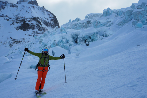 Chamonix: Descida de esqui Vallée Blanche com guia