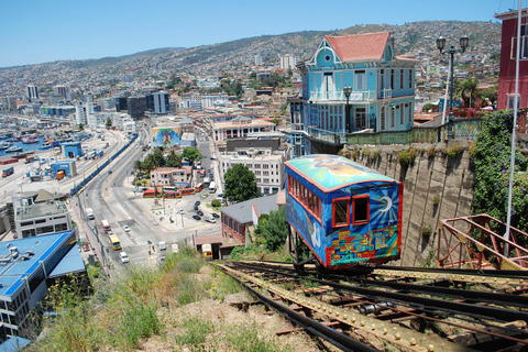 Santiago: Excursão de 1 dia a Valparaiso e Vina del Mar