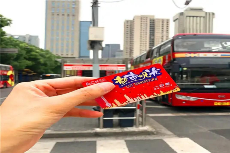 Shanghai Hop-on Hop-off Double-Decker Sightseeing Bus Shanghai Hop-on Hop-off Bus 1-Day Pass