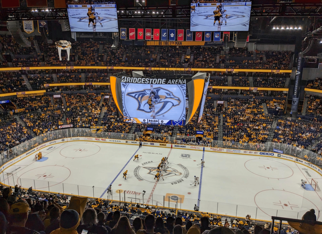 Nashville: Billet til Nashville Predators ishockeykamp