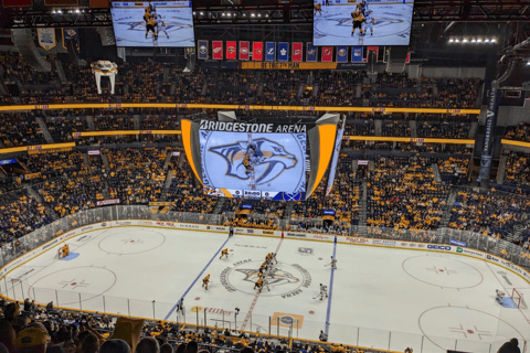Nashville: Nashville Predators Ice Hockey Game Ticket Upper Sideline