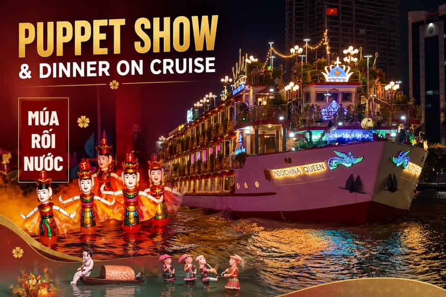 Ho Chi Minh: Wasserpuppen-Show & Dinner-Bootsfahrt (max. 11 Personen). Foto: GetYourGuide Ho Chi Minh: Wasserpuppen-Show & Dinner-Bootsfahrt (max. 11 Personen). Foto: GetYourGuide